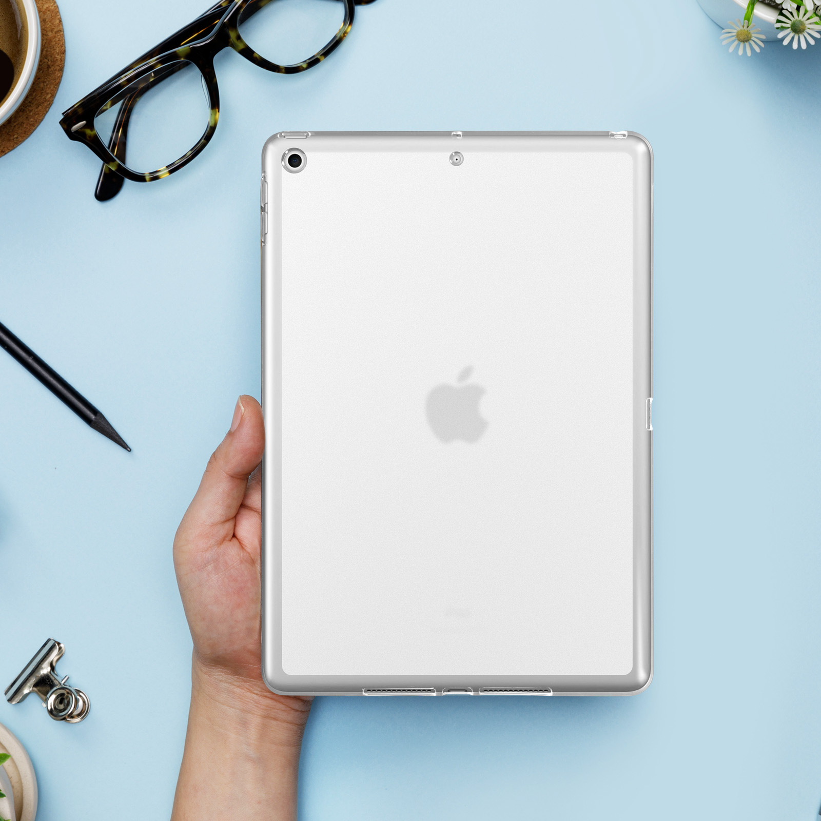 AVIZAR Gelhülle Series Backcover Schutzhüllen Weiß Apple für Silikongel