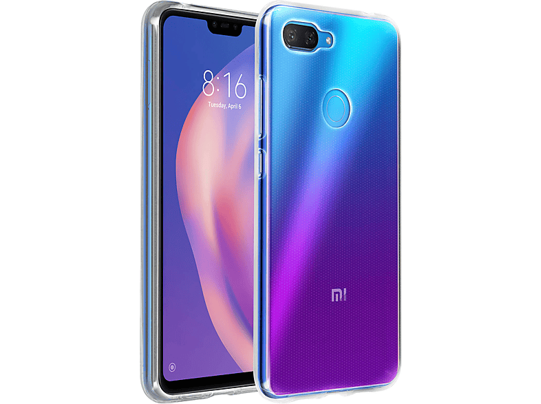 Series, Mi 8 Transparent Xiaomi, Lite, Gelhülle AVIZAR Backcover,