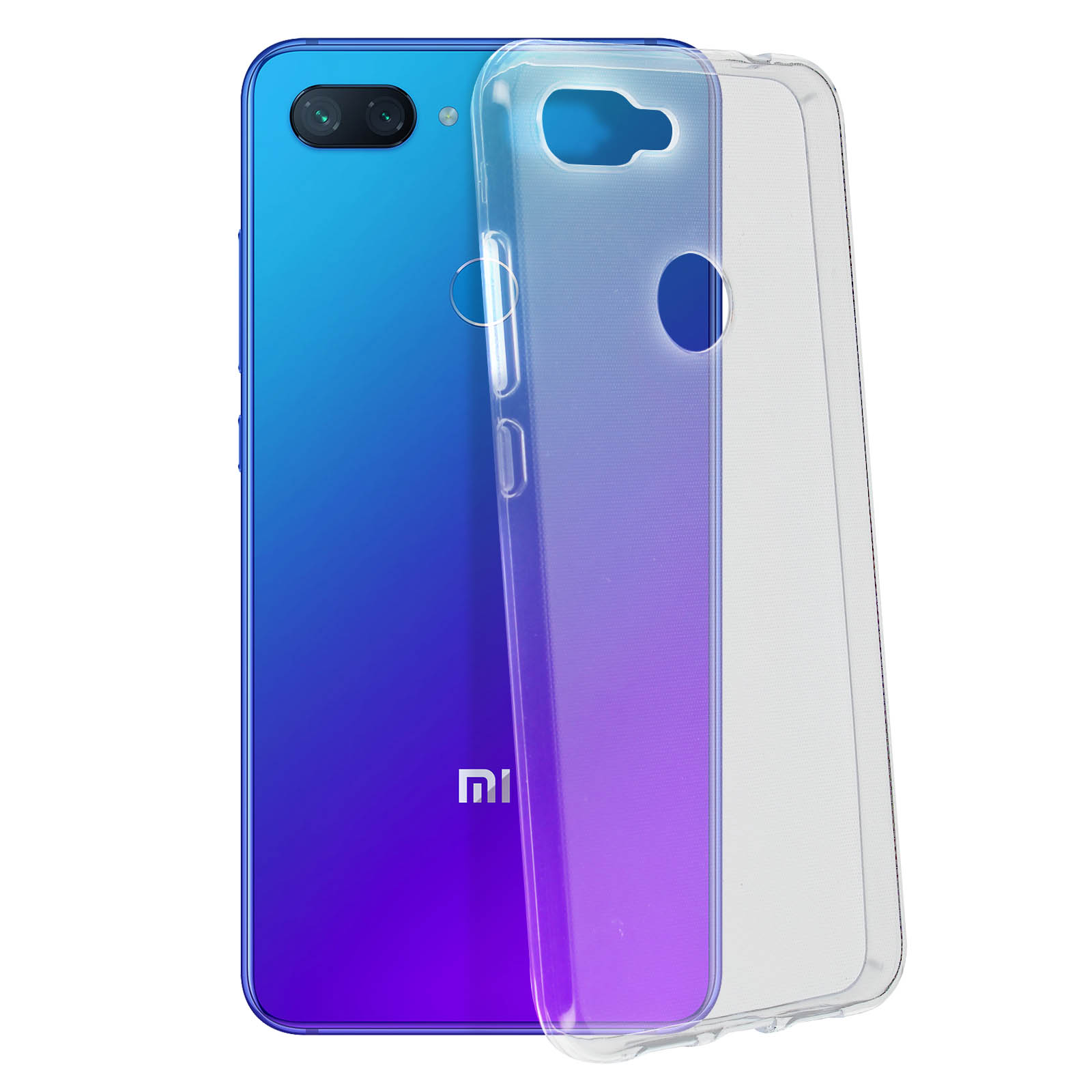 Series, Mi 8 Transparent Xiaomi, Lite, Gelhülle AVIZAR Backcover,