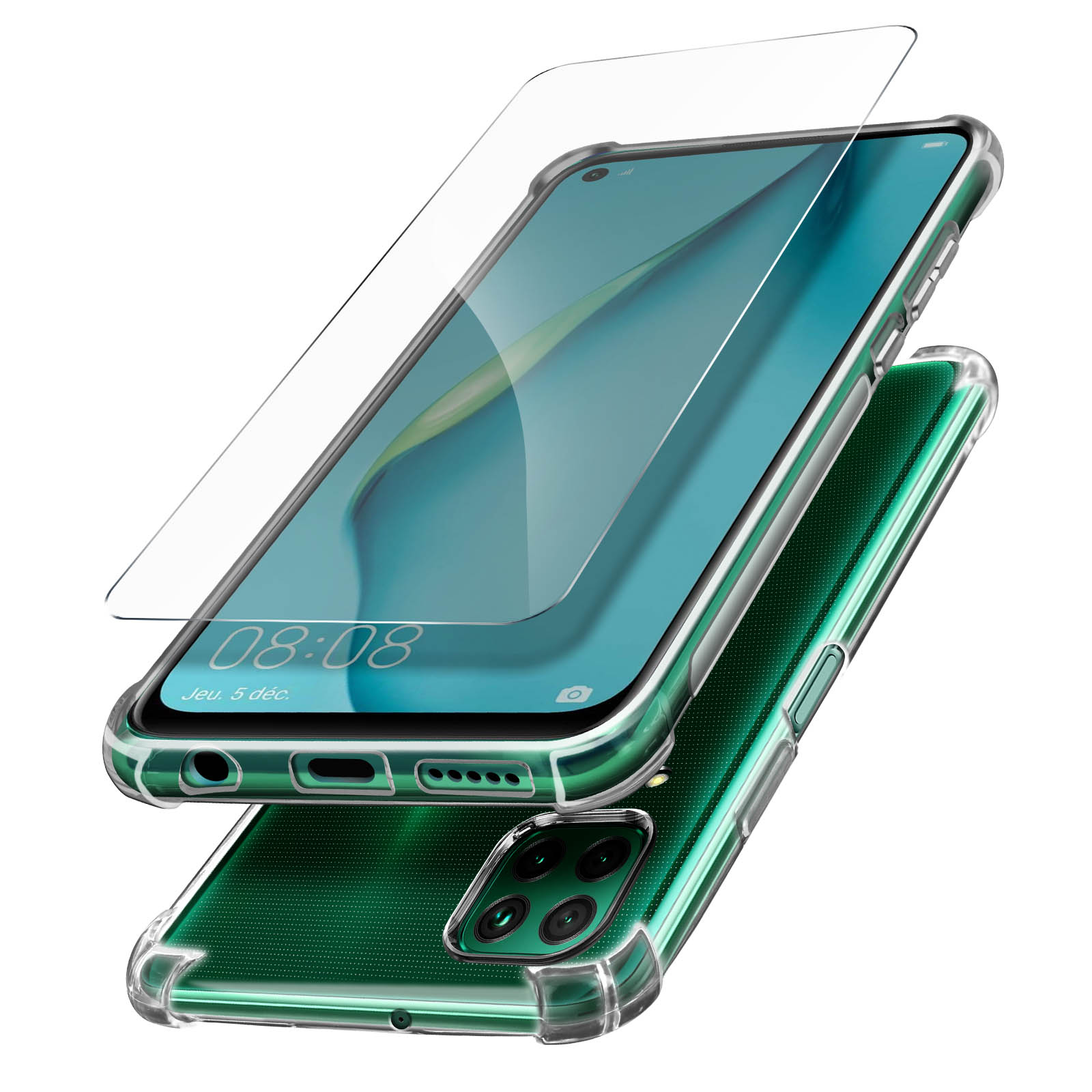 AVIZAR Prems Huawei, Transparent Lite, Series, P40 Backcover