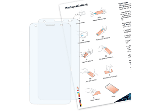 BRUNI 2x Basics-Clear Schutzfolie(für Huawei Ascend G750)