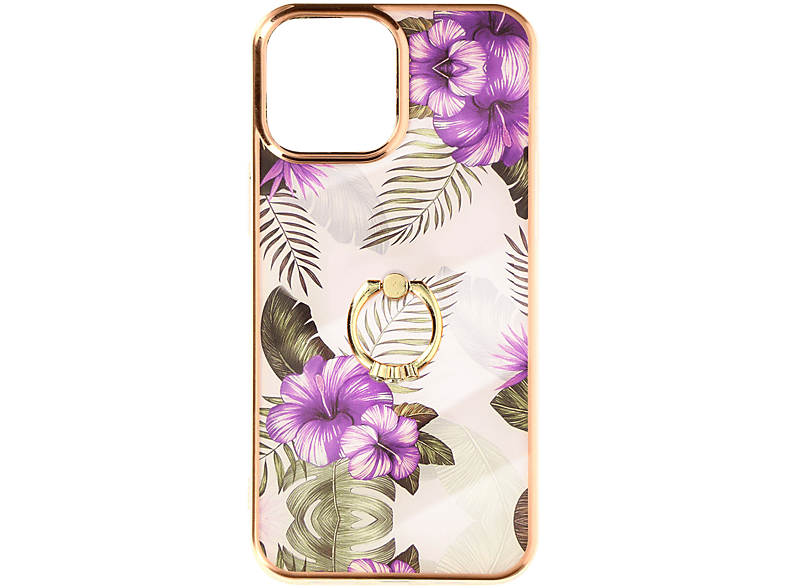 Violett iPhone Backcover, Series, Pro, 11 AVIZAR Blumen Apple,