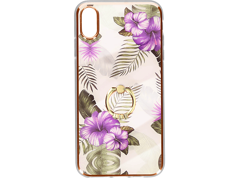 AVIZAR Blumen Series, Backcover, Apple, XS Max, Violett iPhone