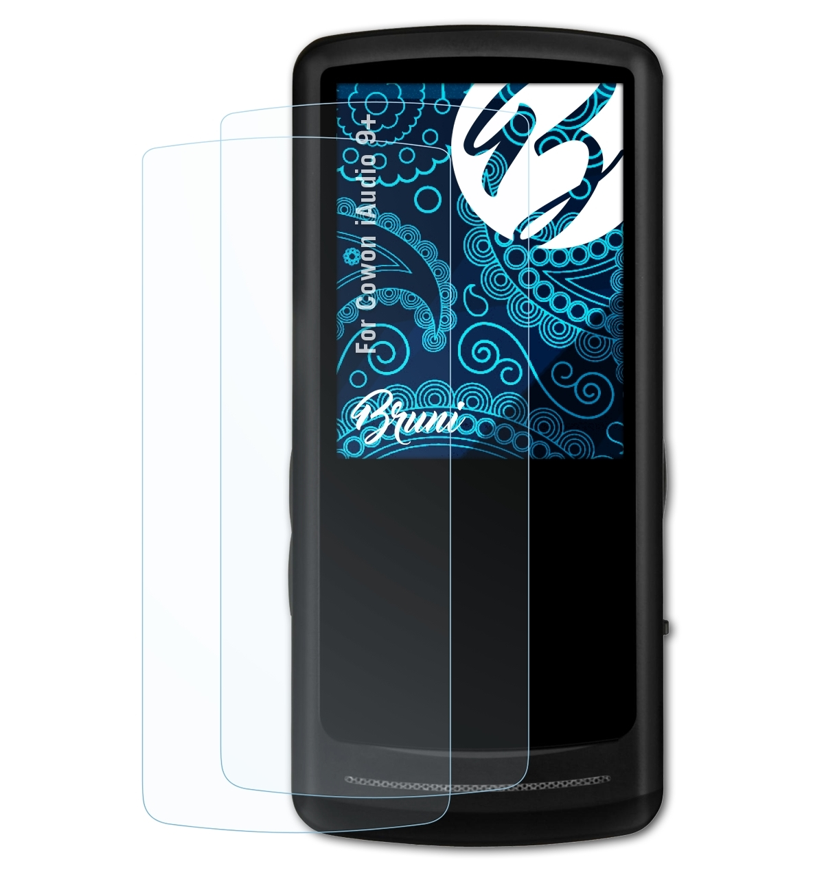 Cowon BRUNI Basics-Clear 9+) iAudio 2x Schutzfolie(für