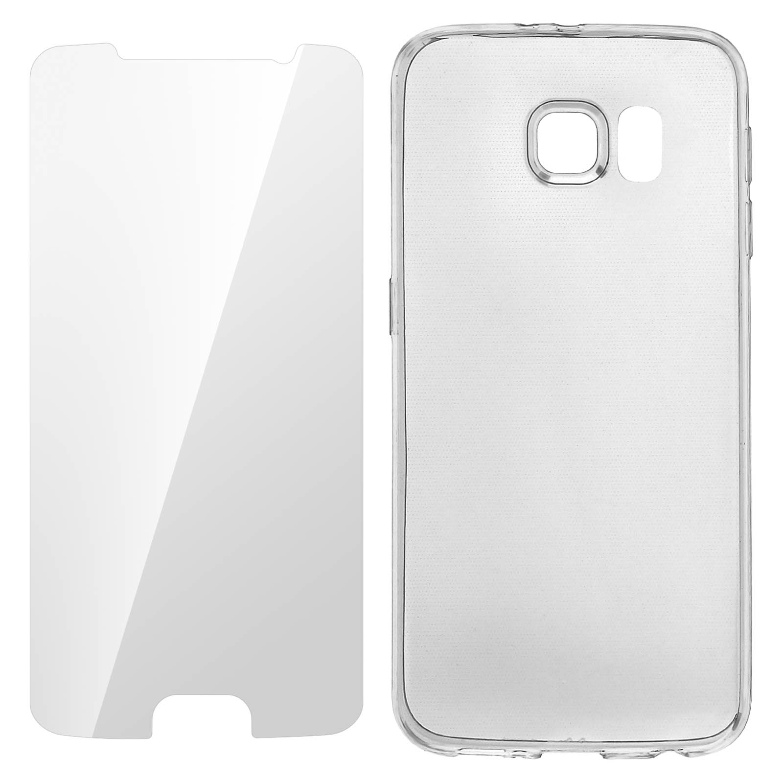 Galaxy Samsung, Set Backcover, S6, Transparent AVIZAR Series,