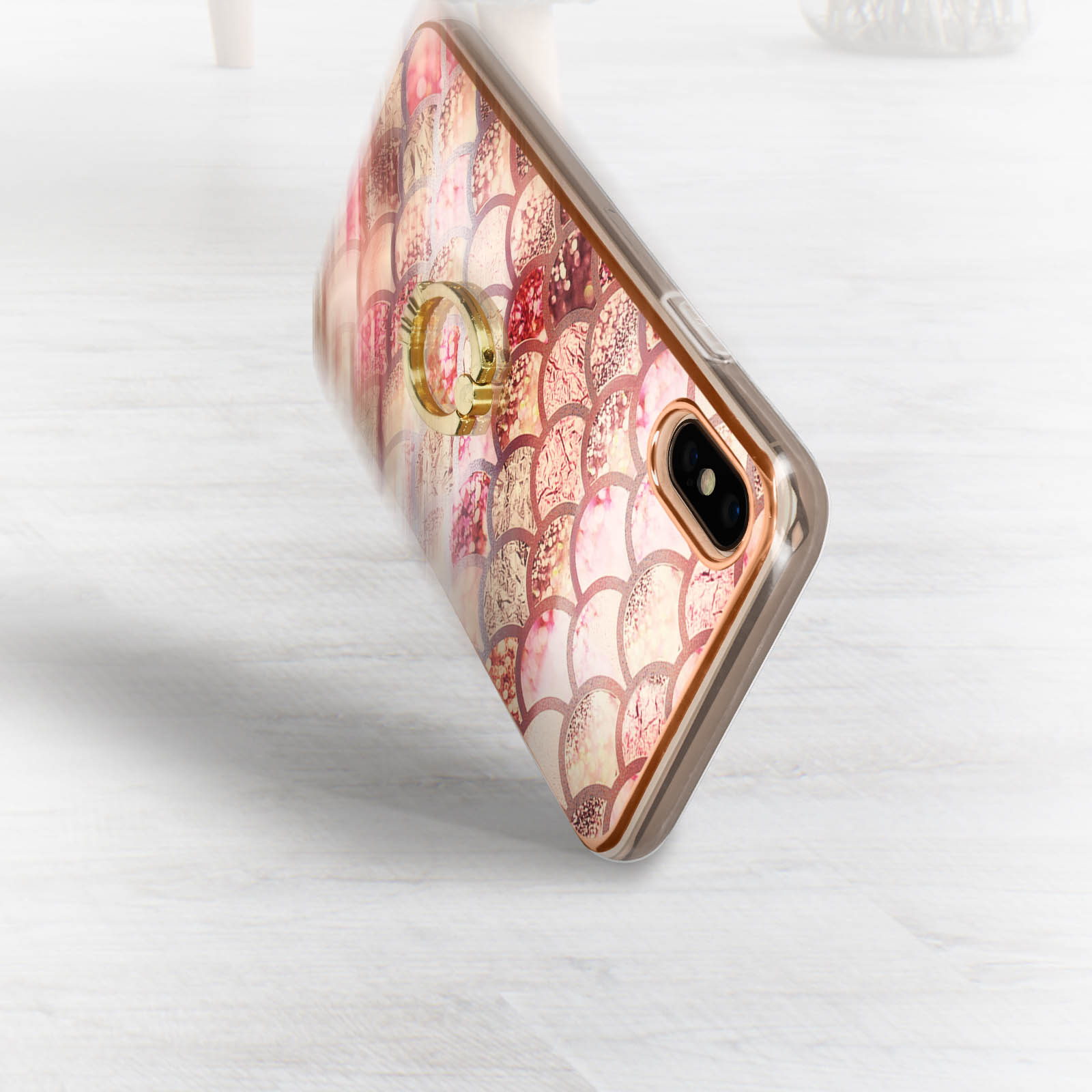 AVIZAR Meerjungfrau Series, Backcover, Apple, iPhone XS Rosa Max