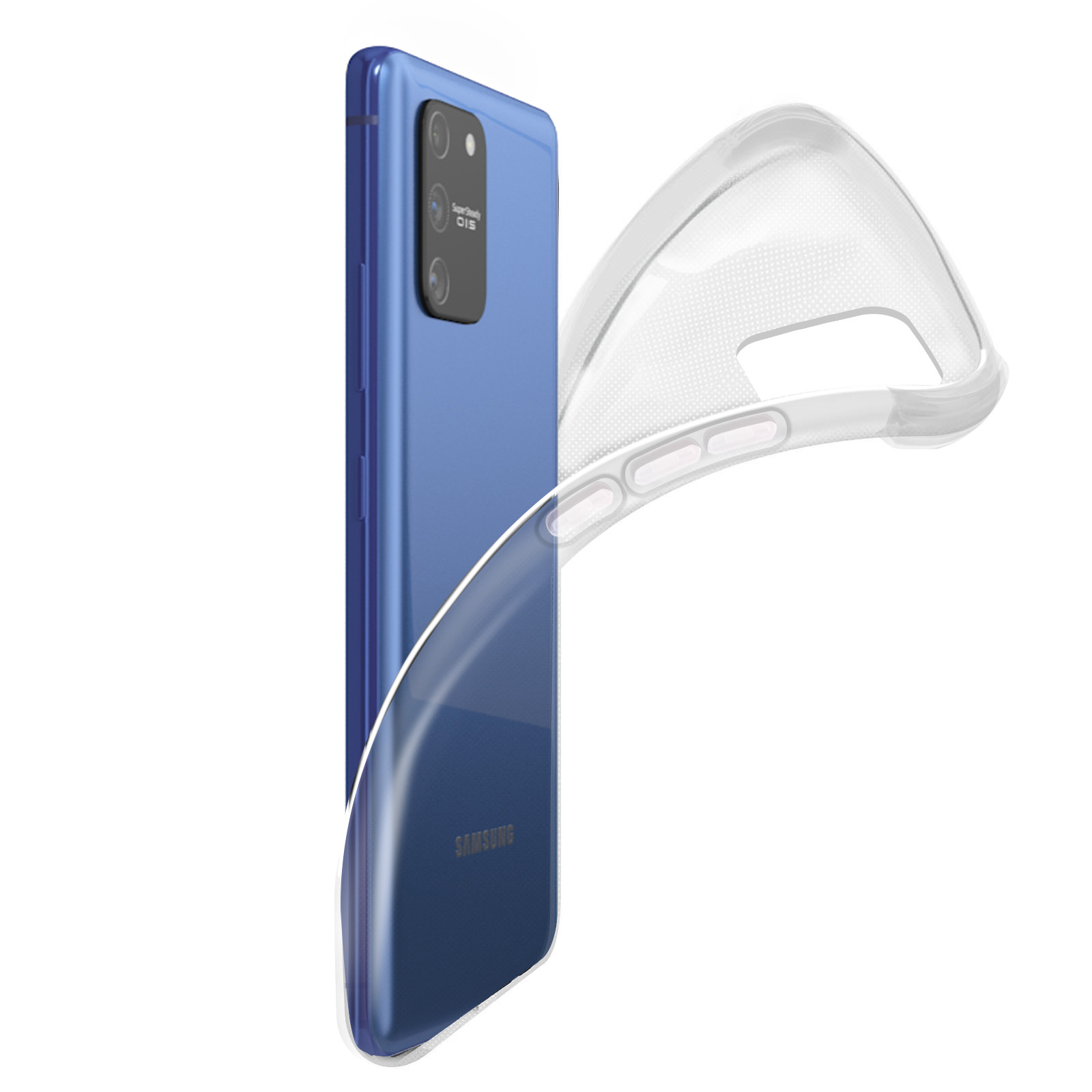 Backcover, Transparent Galaxy Refined Lite, S10 AVIZAR Series, Samsung,