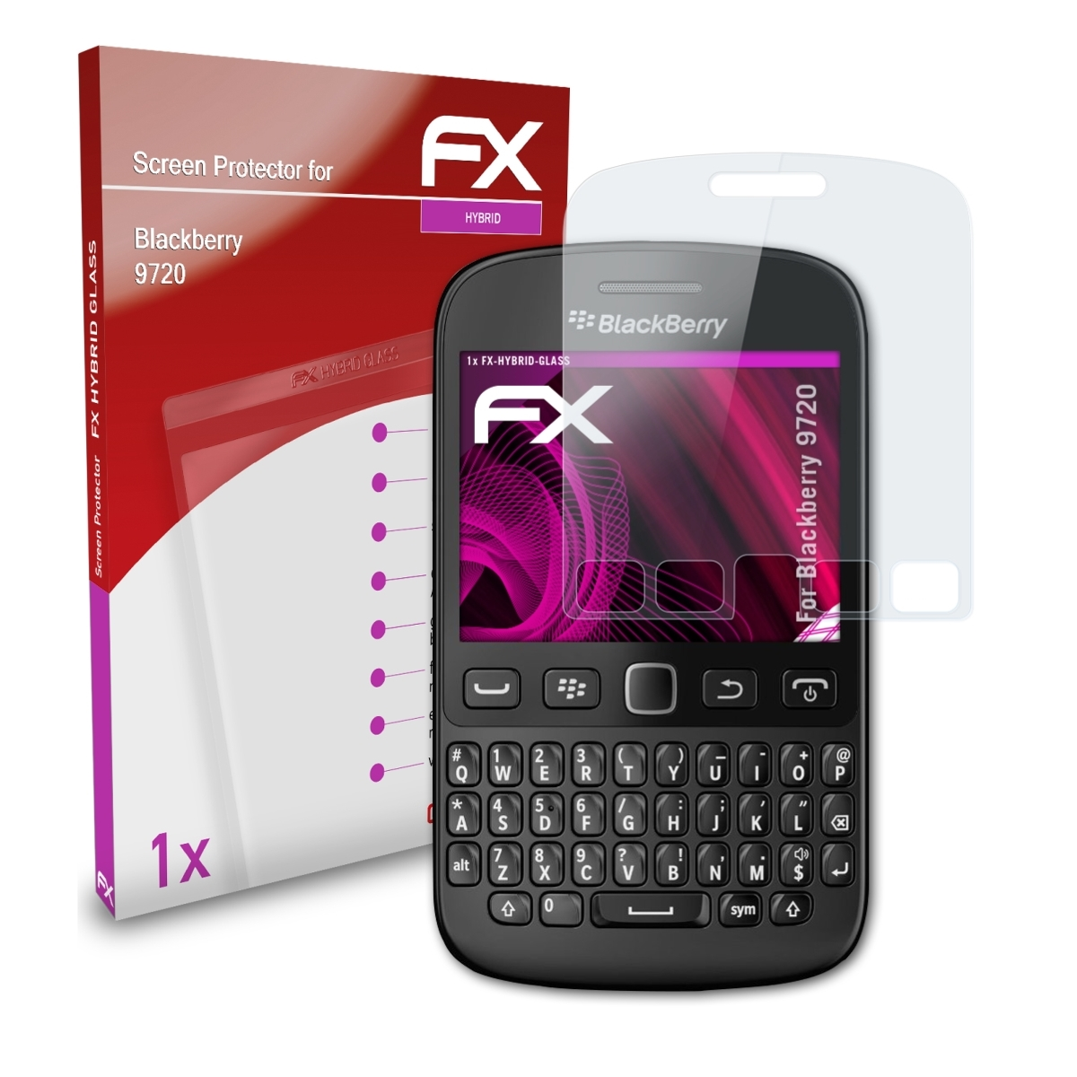 ATFOLIX FX-Hybrid-Glass Schutzglas(für 9720) Blackberry