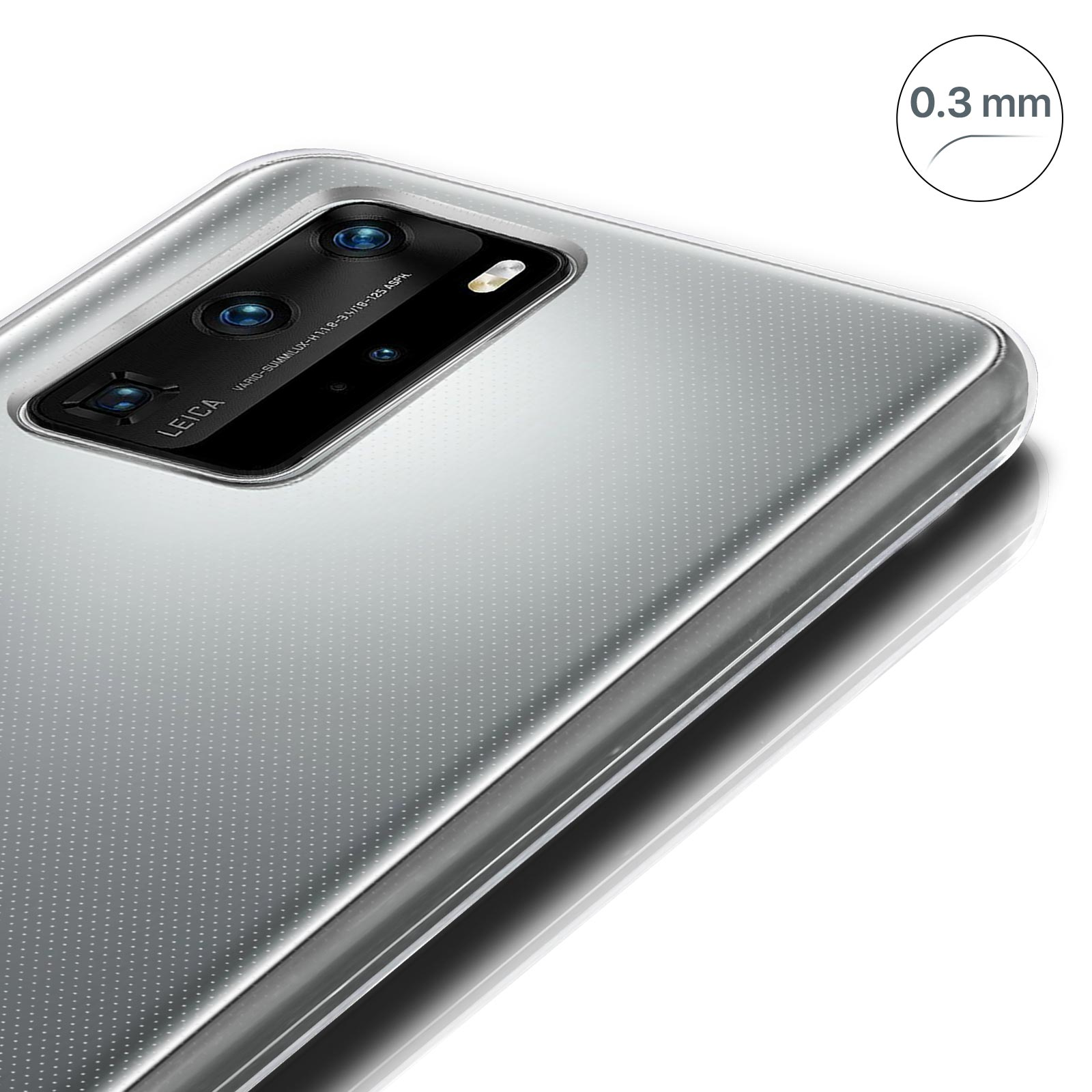 AVIZAR Skin Huawei, Transparent Backcover, P40 Pro, Series