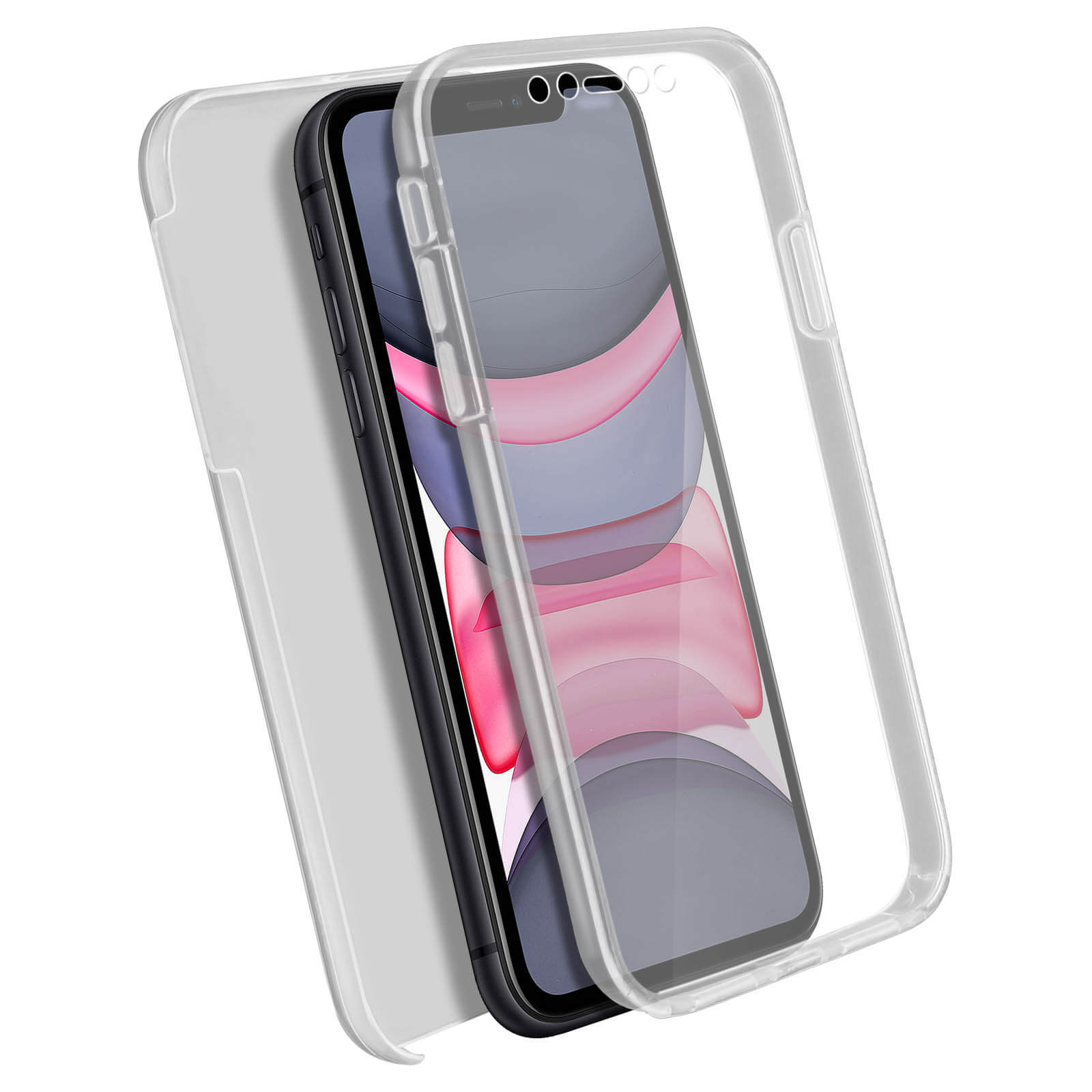 Series, AVIZAR Transparent iPhone Full Cover, 11, Apple, Rundumschutz