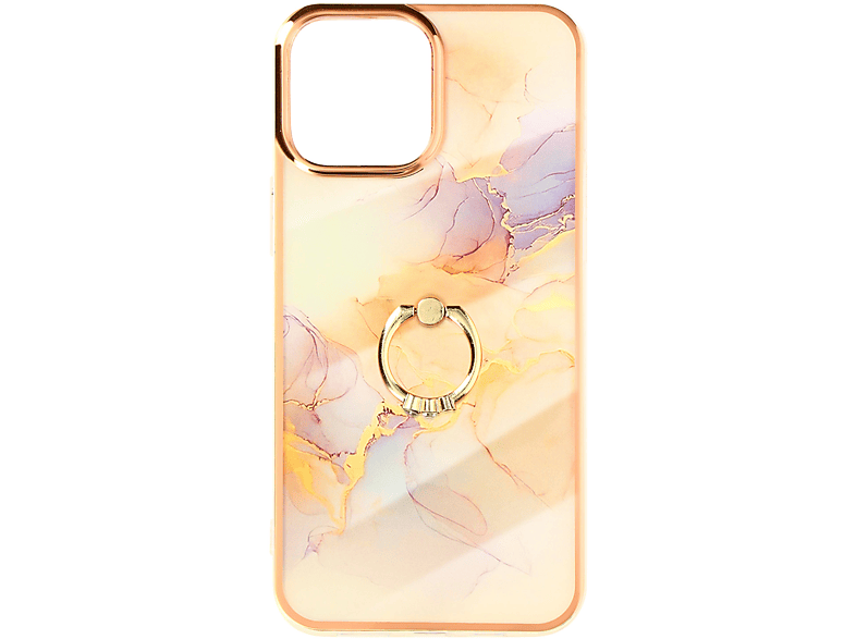 AVIZAR Marmormuster Series, Backcover, Apple, iPhone 13 Pro, Rosegold | Backcover