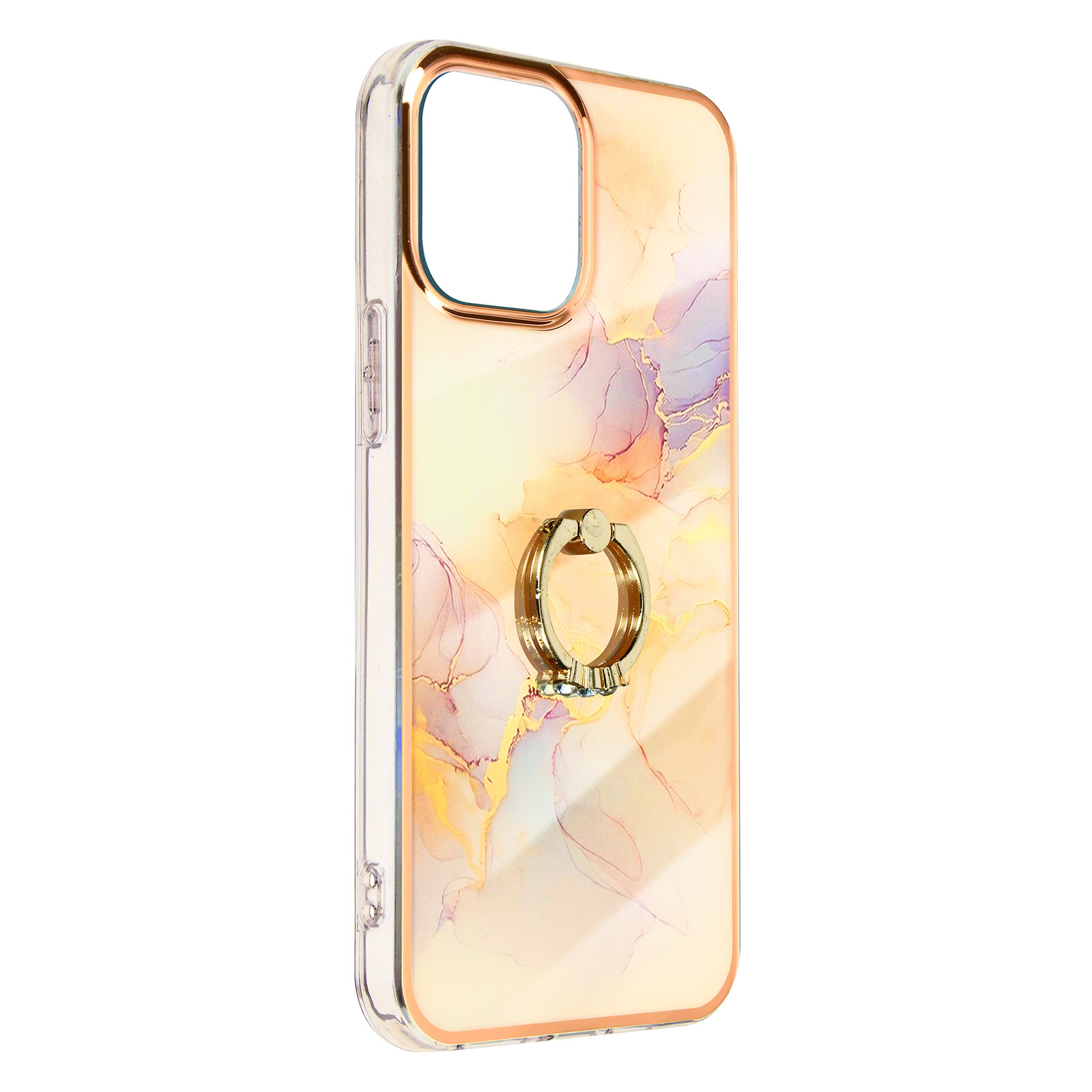 AVIZAR Marmormuster Series, Backcover, Apple, Rosegold 13 Pro, iPhone