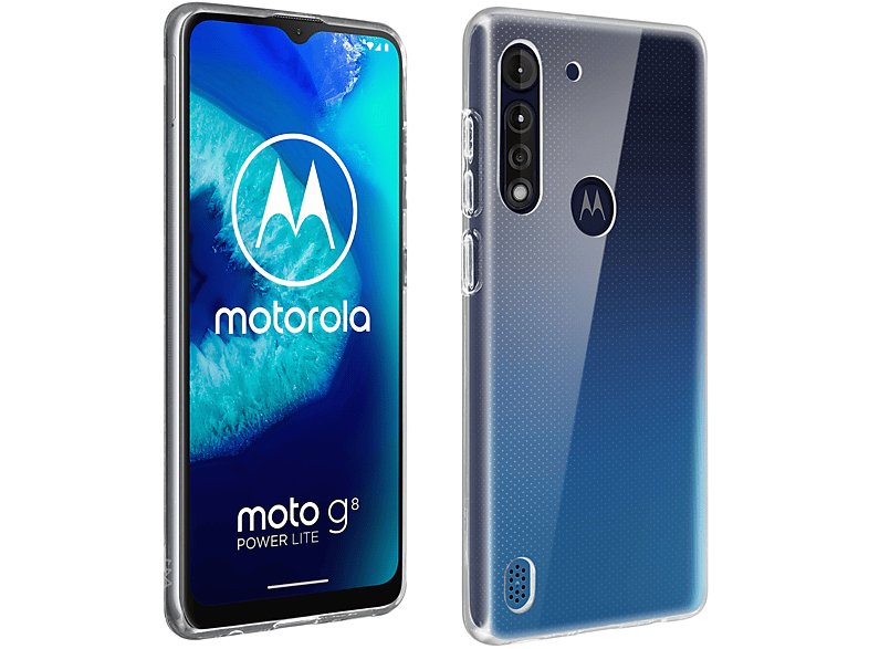 Series, Lite, Motorola, Power Skin Transparent G8 Backcover, Moto AKASHI