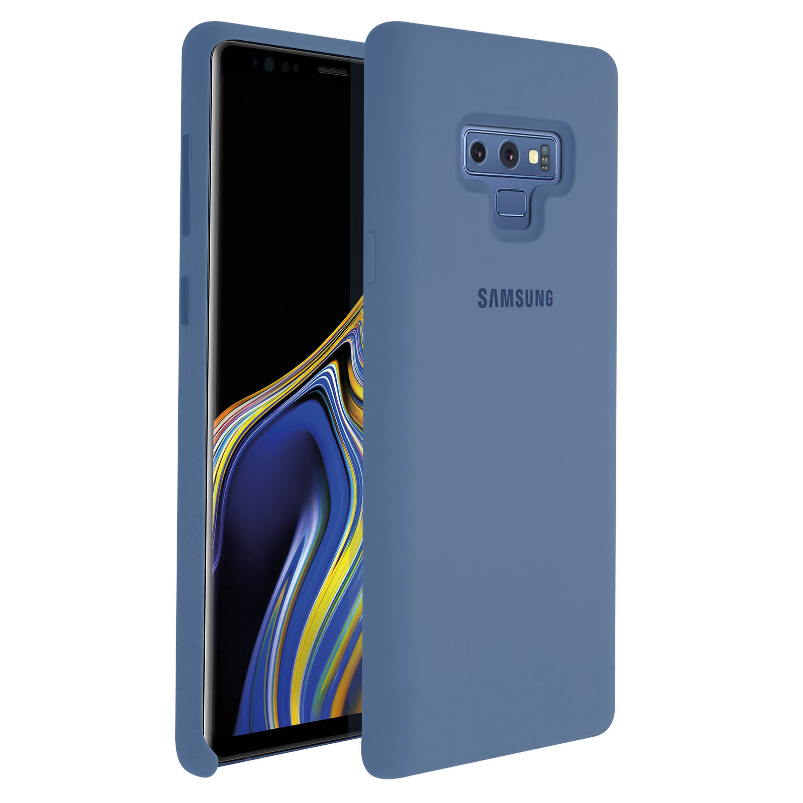 Galaxy Soft Note Series, Samsung, SAMSUNG 9, Blau Backcover,