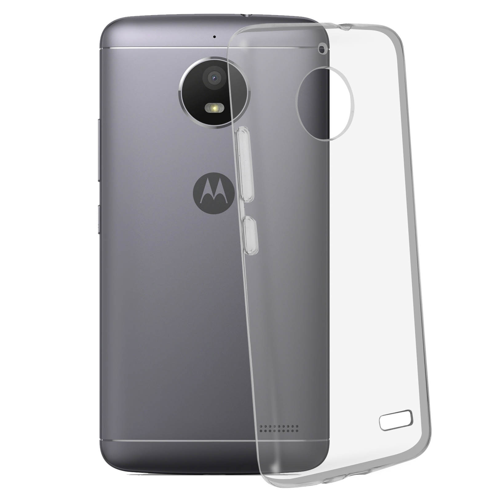 E4, Skin Series, Transparent Moto Motorola, AVIZAR Backcover,