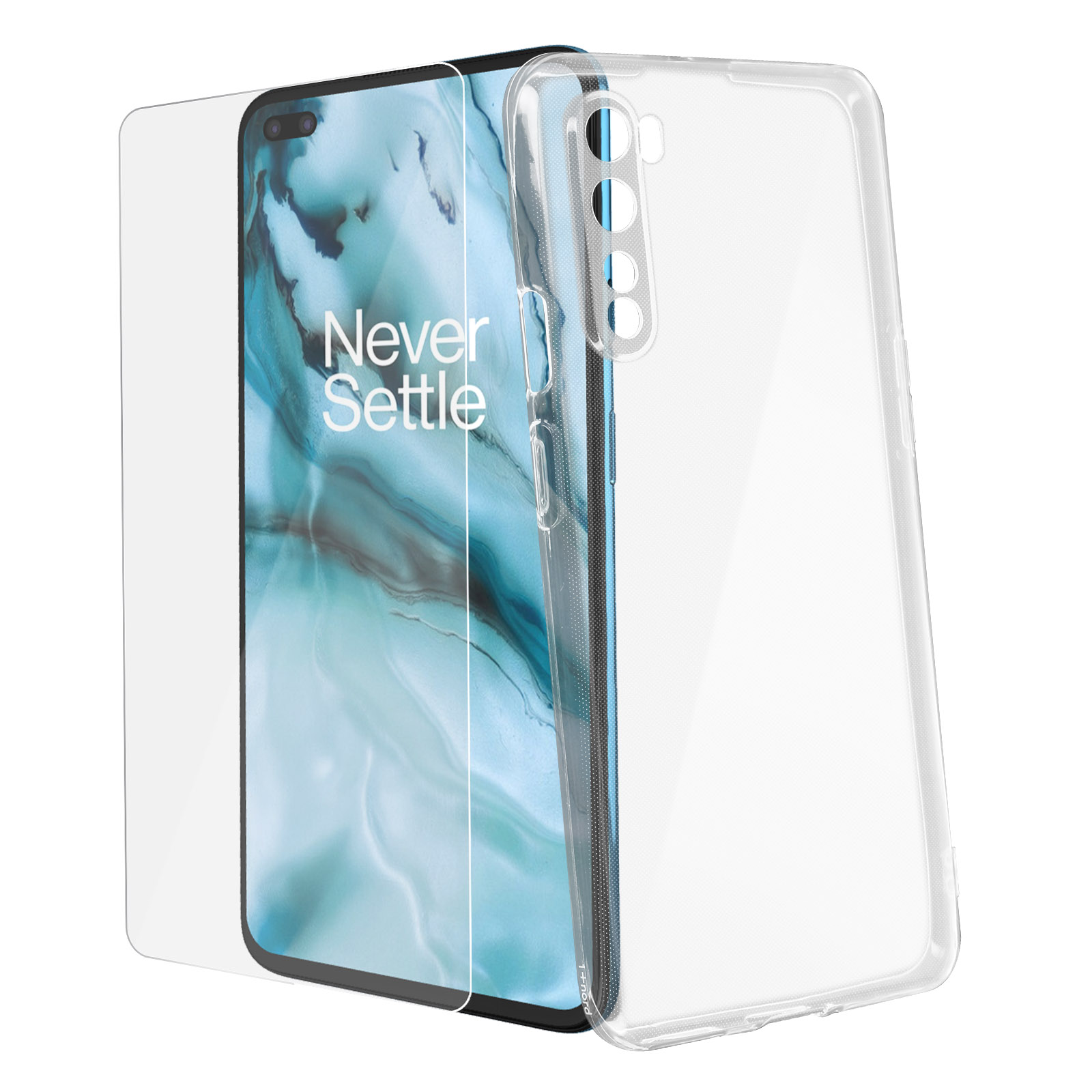Backcover, OnePlus, AVIZAR OnePlus Series, Nord, Transparent Set