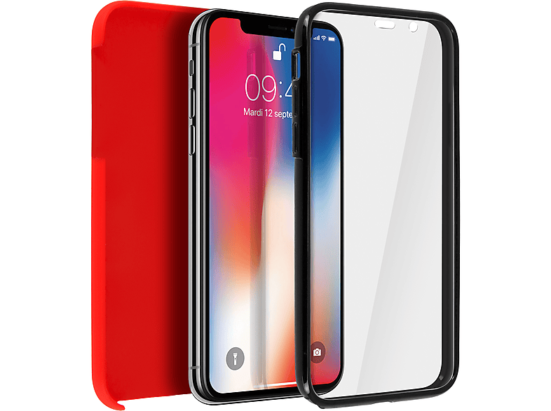 Rundumschutz Full XS, Rot Series, Cover, Apple, iPhone AVIZAR