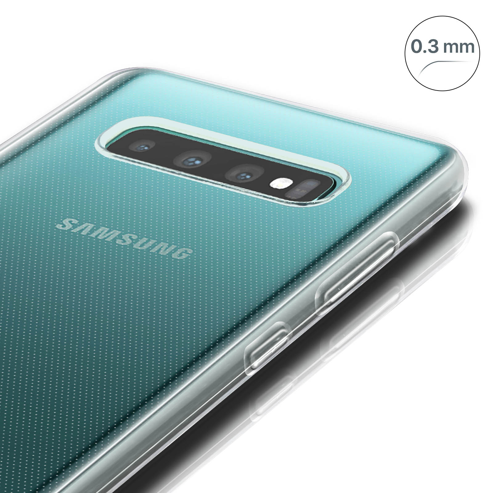Series, Skin Galaxy Samsung, S10 Backcover, Transparent AVIZAR Plus,