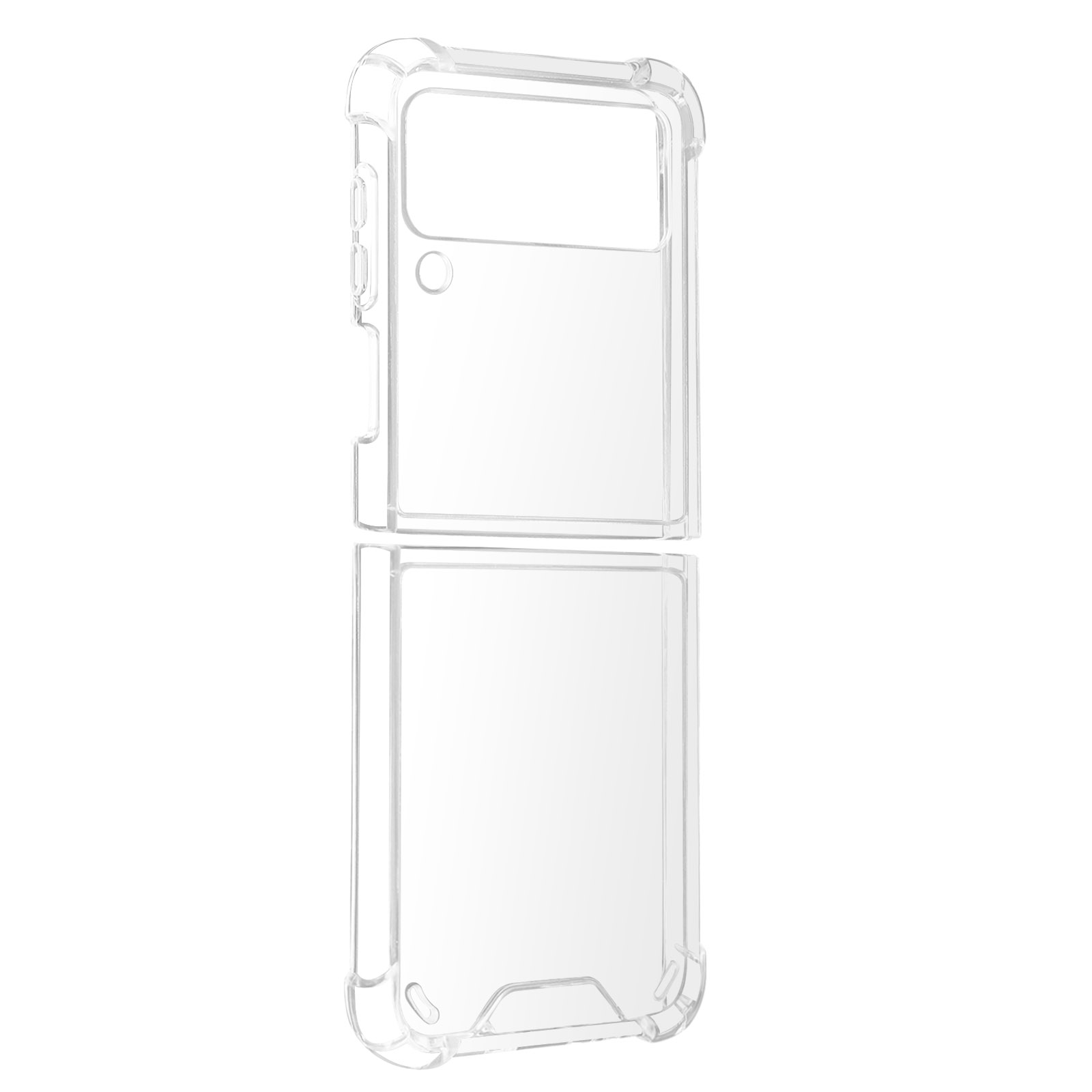 AVIZAR Silikon Series, Backcover, Transparent Z Galaxy Flip Samsung, 3