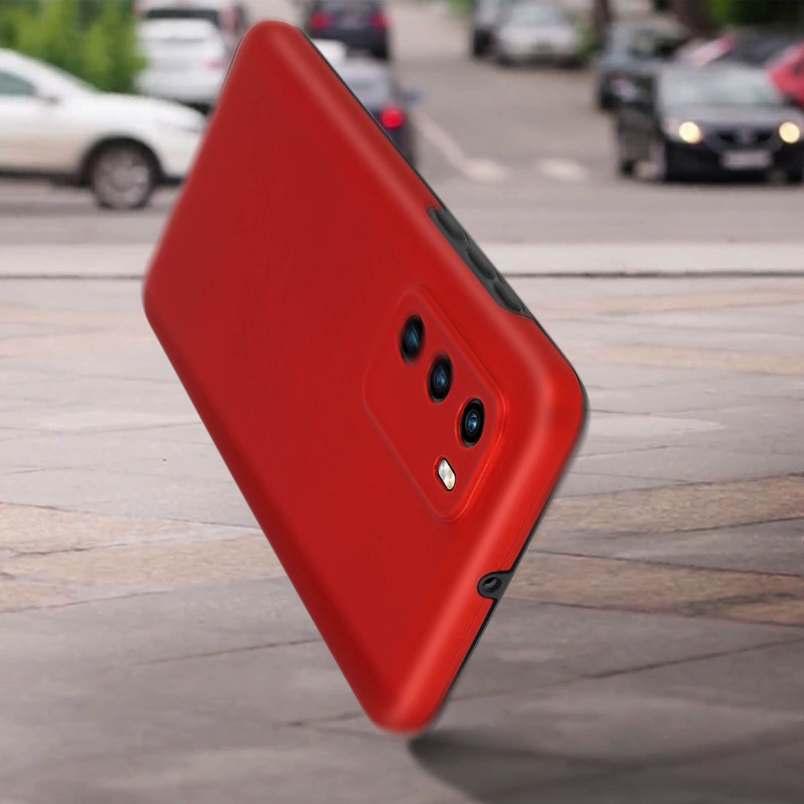 AVIZAR Rundumschutz Series, Full Cover, Huawei, Rot Huawei P40
