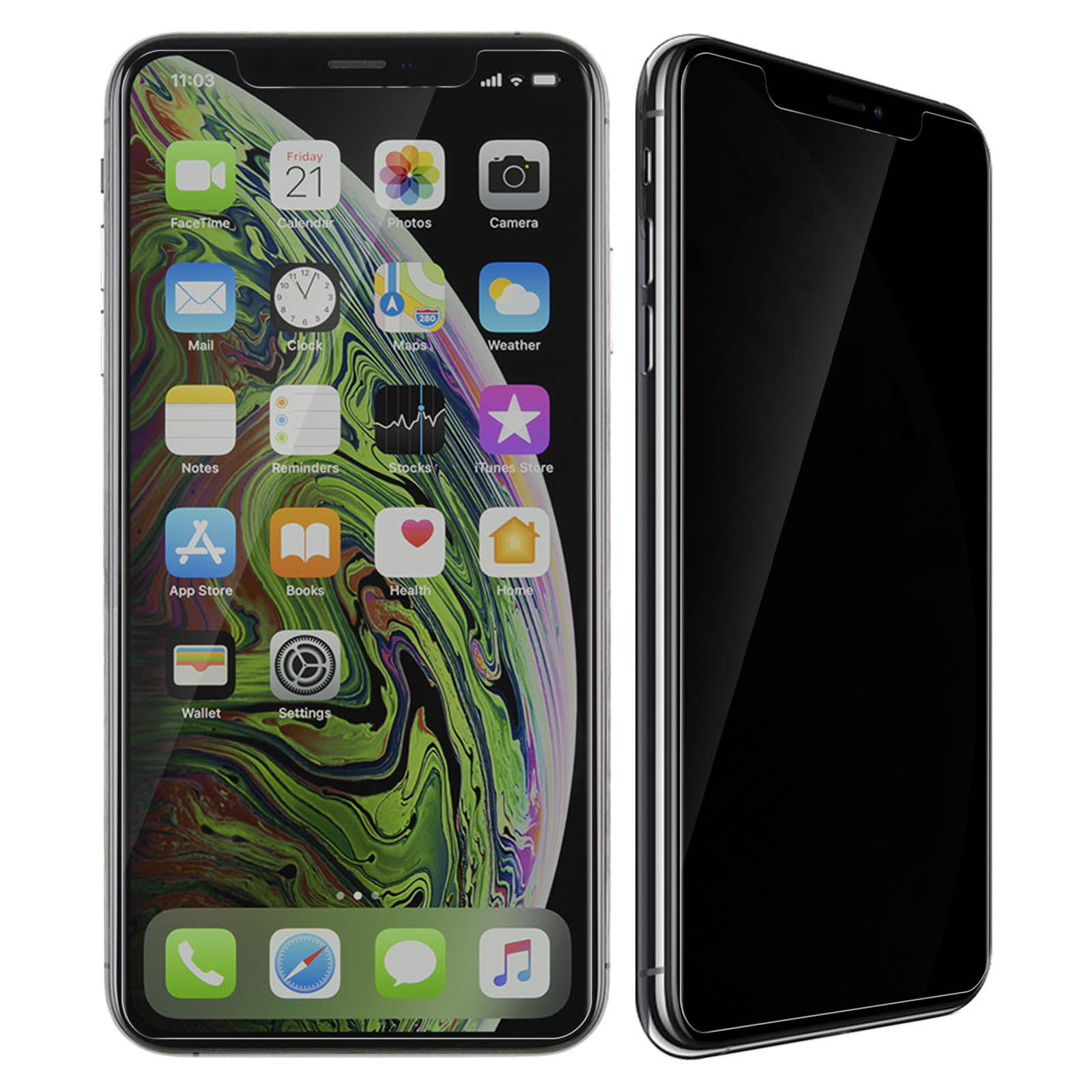 AVIZAR Privacy Pro 11 Max) iPhone Glas-Folien(für Apple