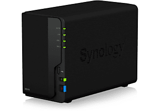 SYNOLOGY DiskStation DS218 8TB (= mit 2x Festplatte ST 4TB IRONWOLF PRO) 8 TB 3,5 Zoll extern