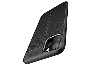 CASEONLINE Ledermuster - Rot, Backcover, Apple, iPhone 11 Pro, Multicolor