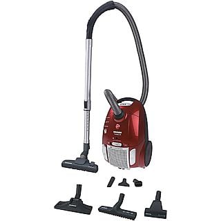 Aspirador con bolsa - HOOVER TÉLIOS TE70TE75, 700 W, 3,5 l, Rojo