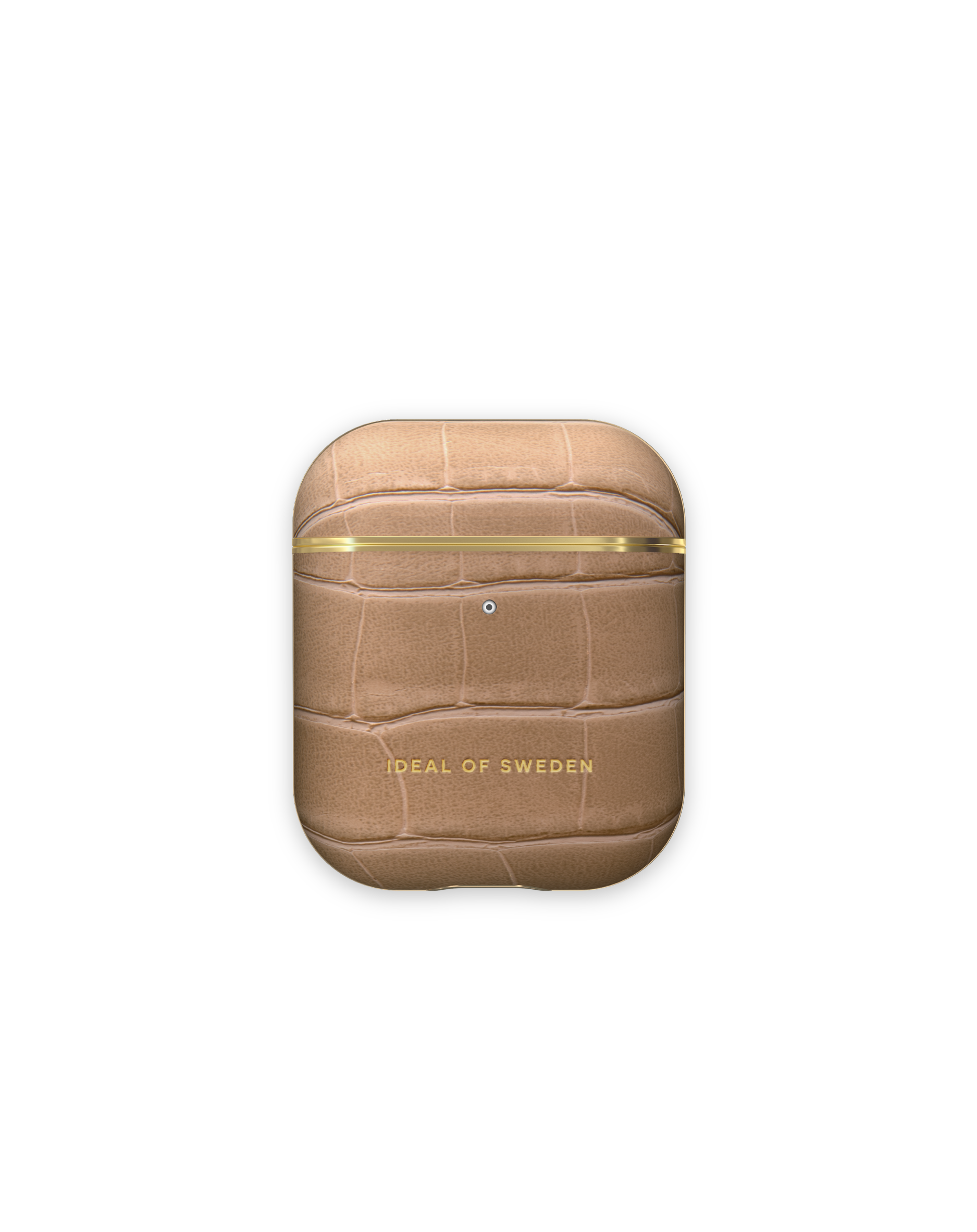 OF Apple Croco Full IDEAL Case Cover AirPod passend Camel SWEDEN IDAPCAW21-325 für: