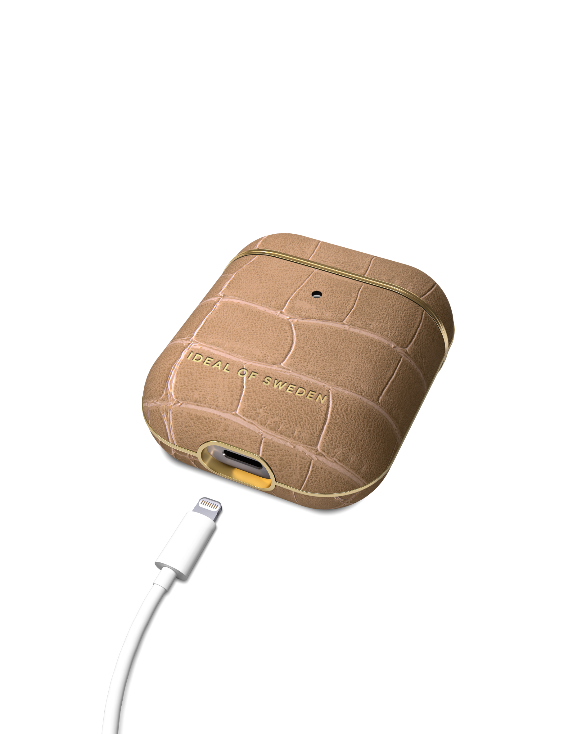 IDEAL OF SWEDEN IDAPCAW21-325 Cover Apple Camel AirPod für: Case passend Full Croco