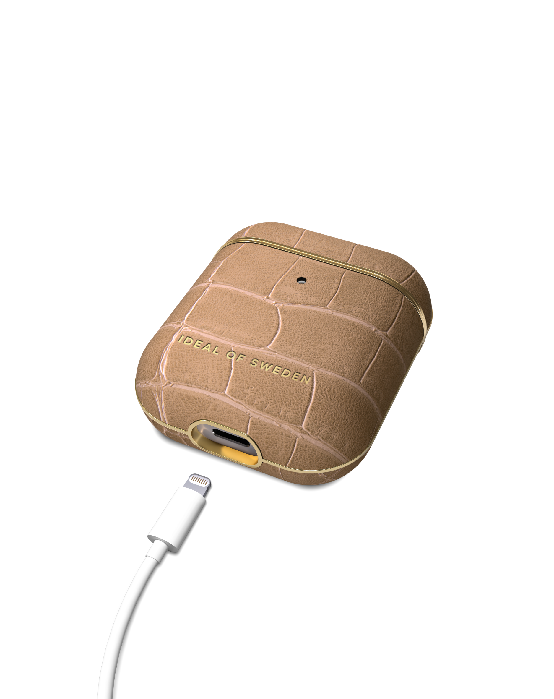 IDEAL OF SWEDEN IDAPCAW21-325 Cover Apple Camel AirPod für: Case passend Full Croco
