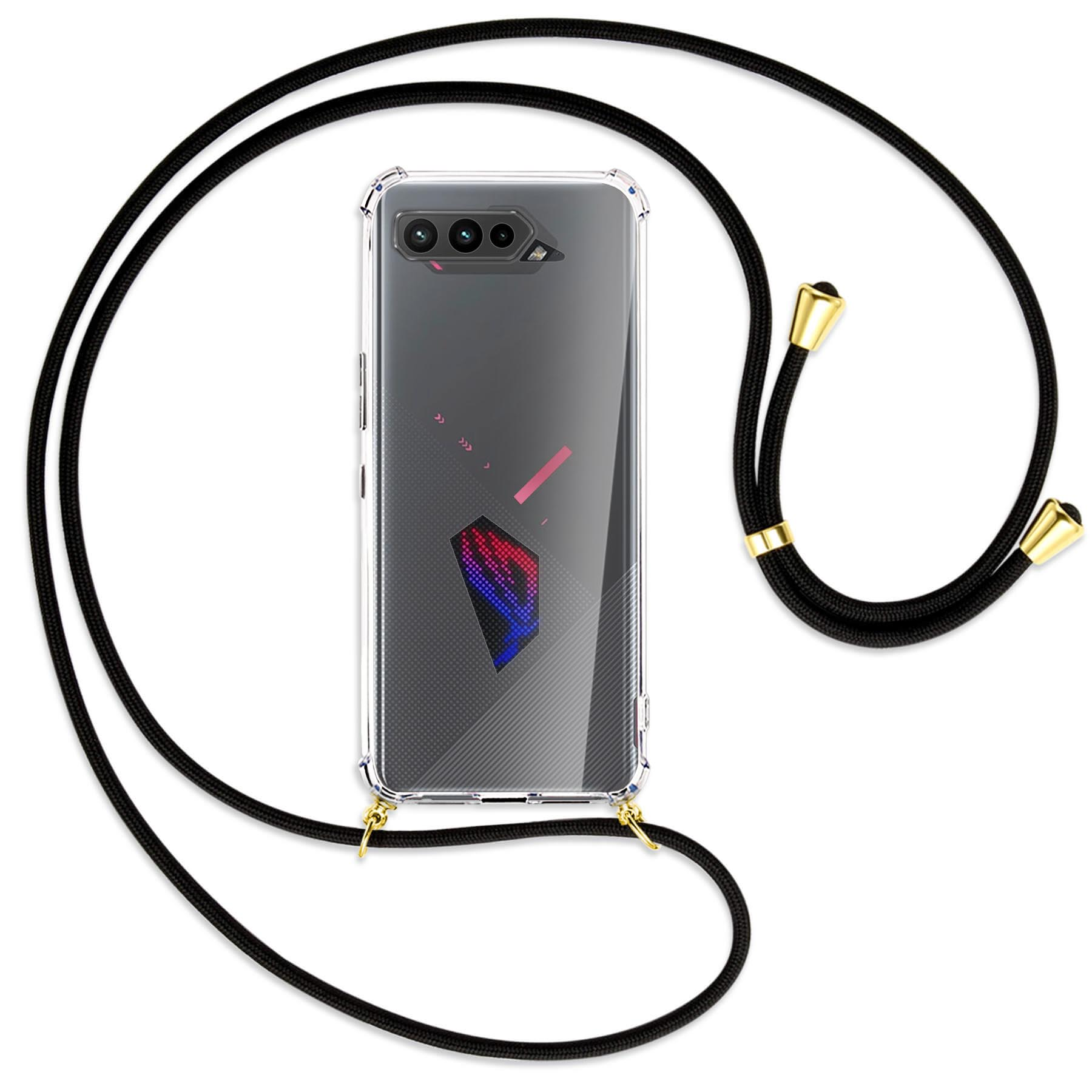 Schwarz ROG Umhänge-Hülle Pro, Asus, 5 / Gold 5 Phone Ultimate, mit 5, Backcover, Kordel, MTB MORE ENERGY