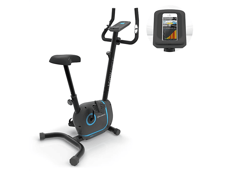 KLARFIT Myon Cycle Heimtrainer, Schwarz