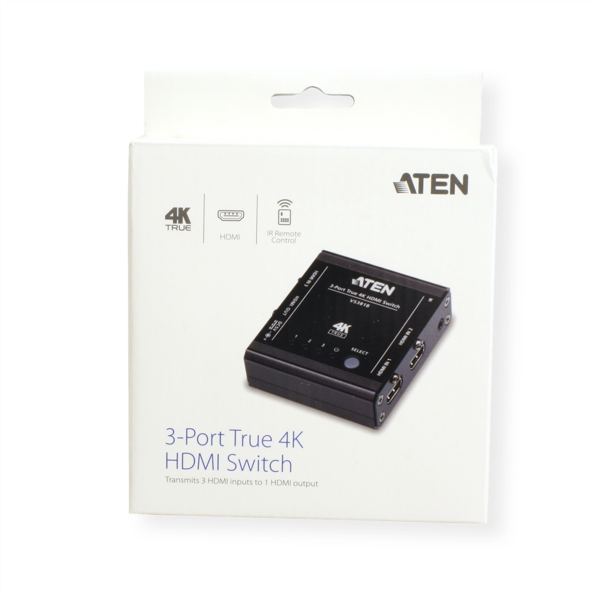 ATEN VS381B HDMI Switch mit 3 HDMI-Video-Switch 4K Ports True