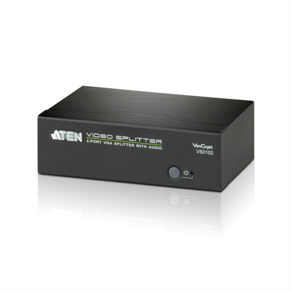 ATEN VS0102 VGA 450MHz, RS232, 2fach Video-Splitter, VGA-Video-Splitter Audio