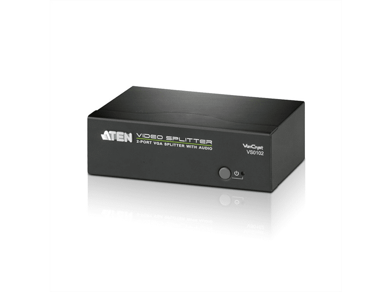 ATEN VS0102 VGA Video-Splitter, 450MHz, Audio, RS232, 2fach VGA-Video-Splitter