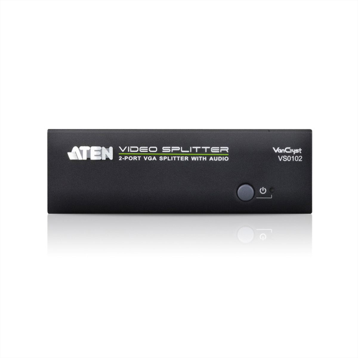 ATEN VS0102 VGA Video-Splitter, 450MHz, 2fach VGA-Video-Splitter RS232, Audio