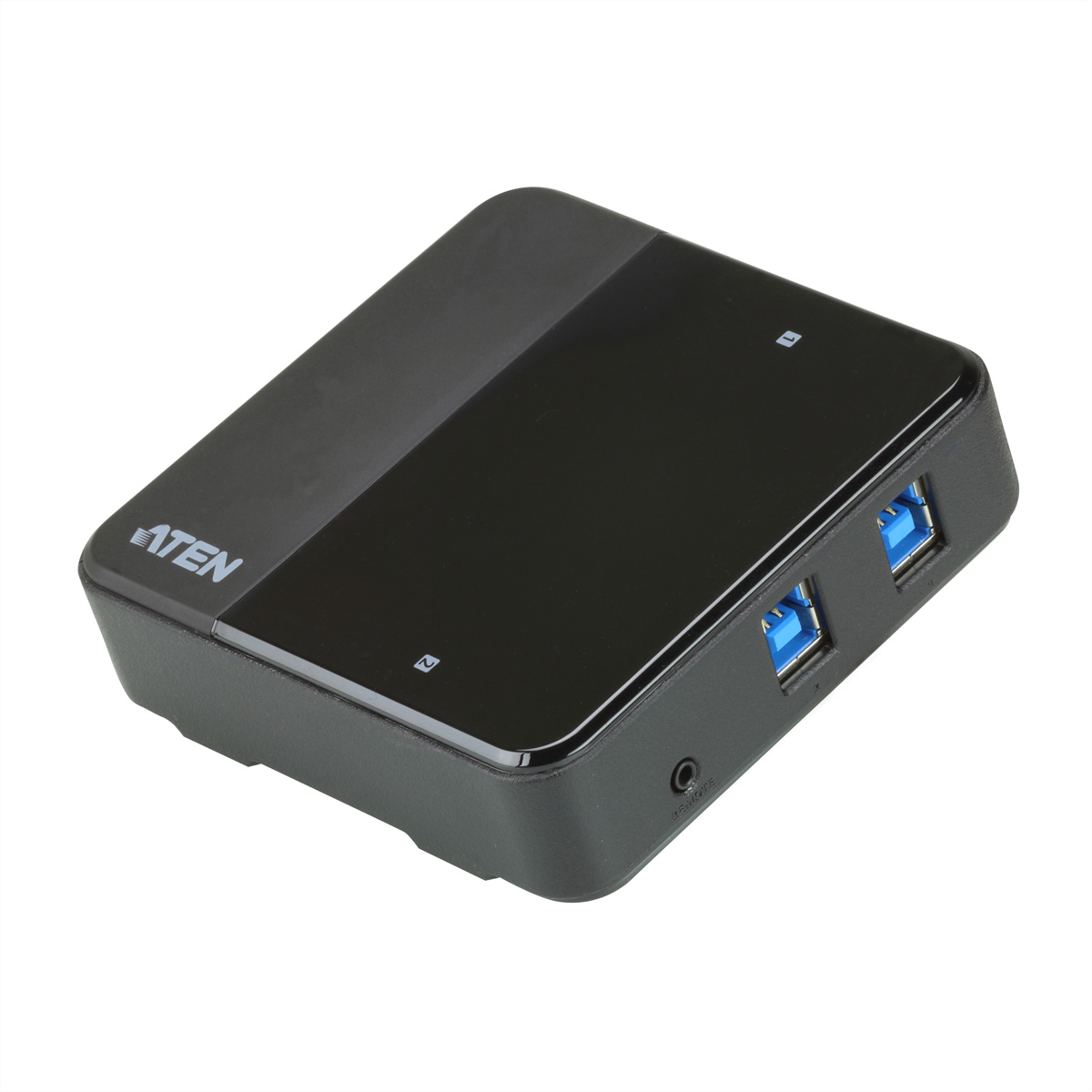 USB-C ATEN Switchbox, US3324 2-Port zu USB Sharing, automatisch, grau