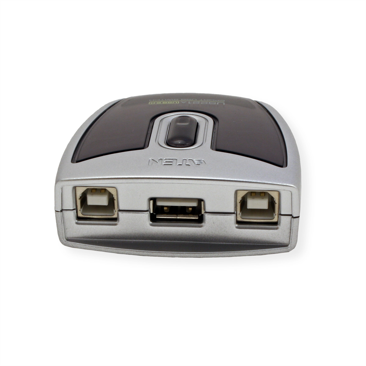 ATEN Ports, USB 2.0-Peripheriegeräte-Switch schwarz 2 US221A Switchbox, automatisch, mit