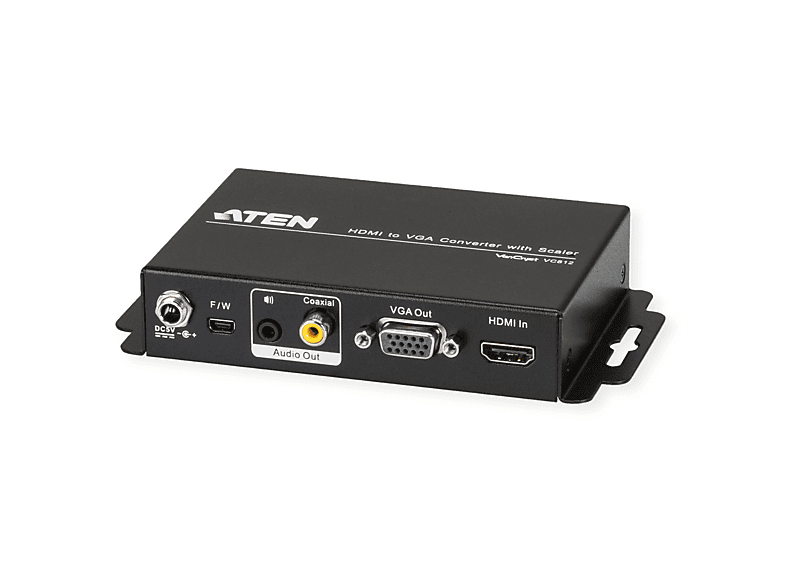 VGA VC812 HDMI zu mit Adapter ATEN HDMI-VGA Konverter Skalierfunktion