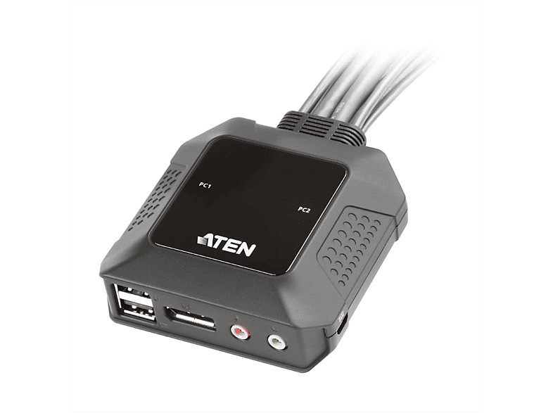 ATEN CS22DP 2Port USB DisplayPort KVM Switch KVMSwitch, DP MediaMarkt