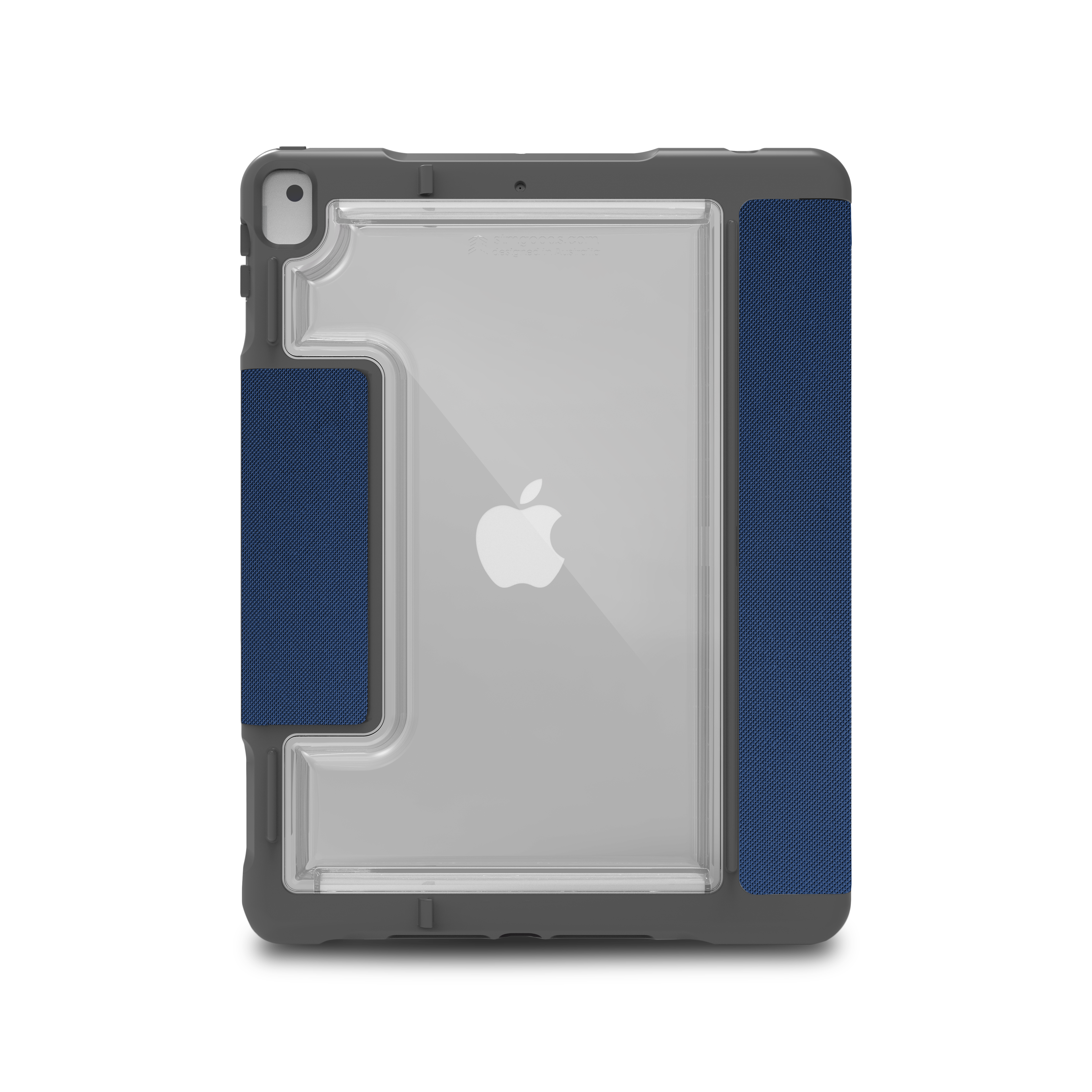 STM Dux Plus DUO Blau Polycarbonate, Tablethülle für (2021, 2019) Transparent, Apple Case & iPad 10,2\