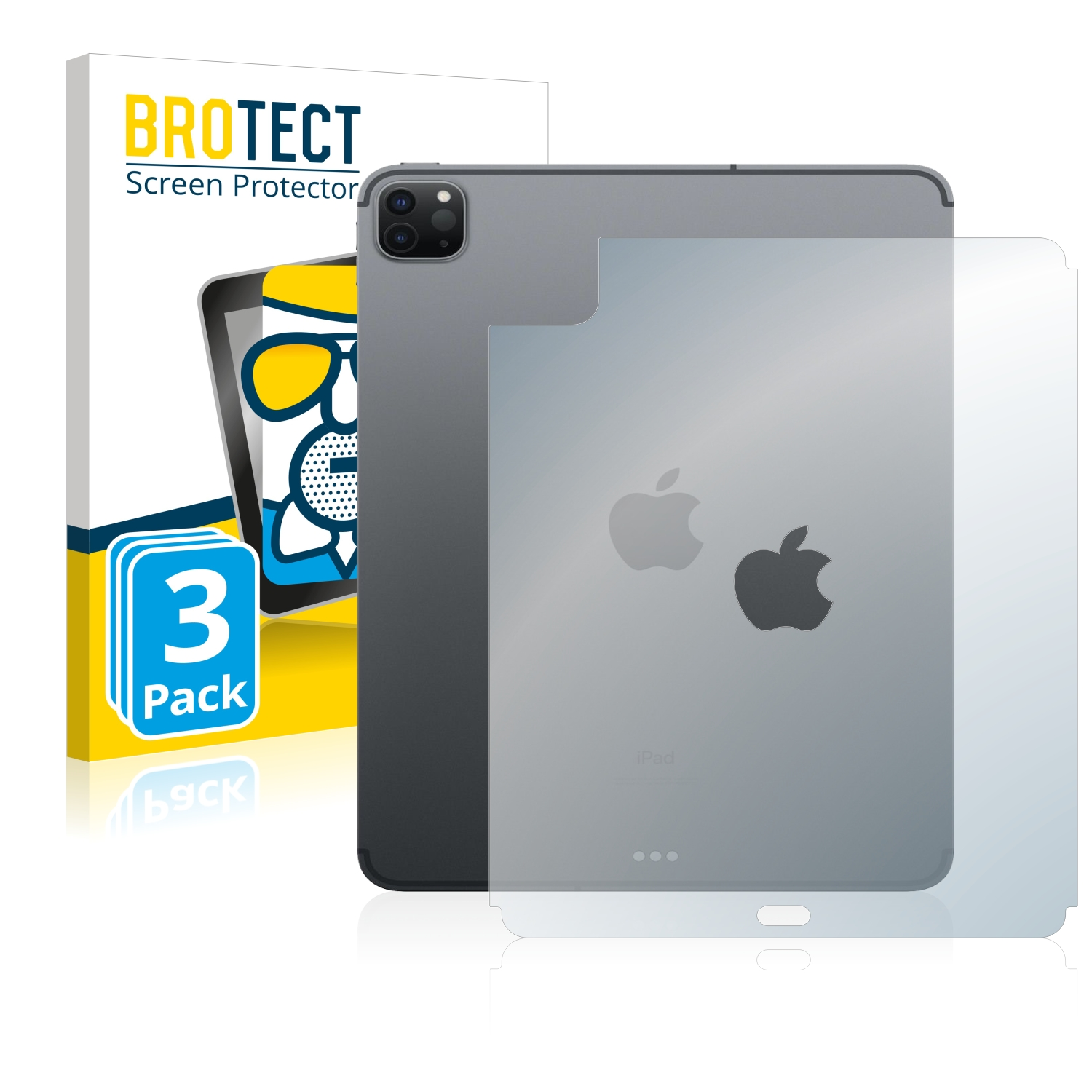 BROTECT 3x Airglass Pro WiFi 2021 Schutzfolie(für (3. Apple iPad matte 11\
