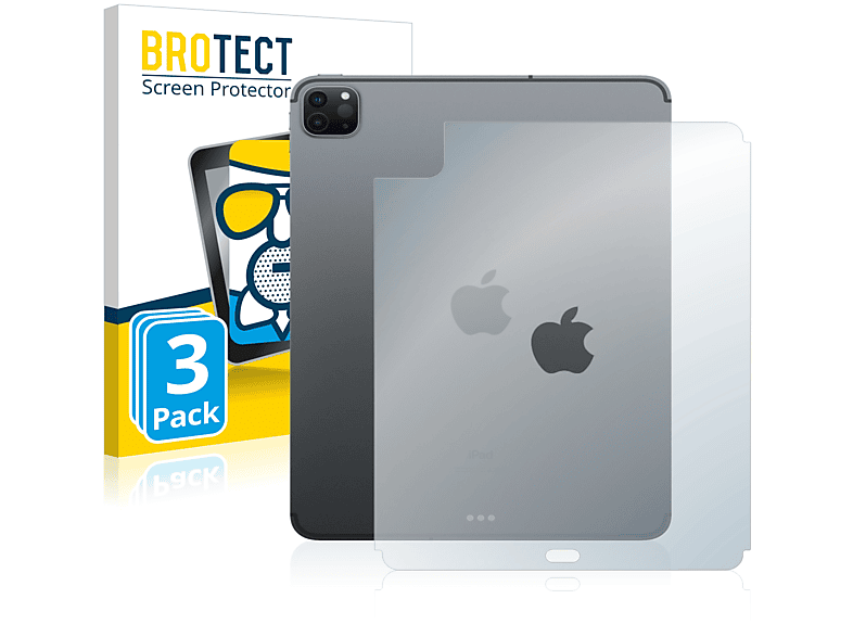 BROTECT 3x Airglass Pro WiFi 2021 Schutzfolie(für (3. Apple iPad matte 11\