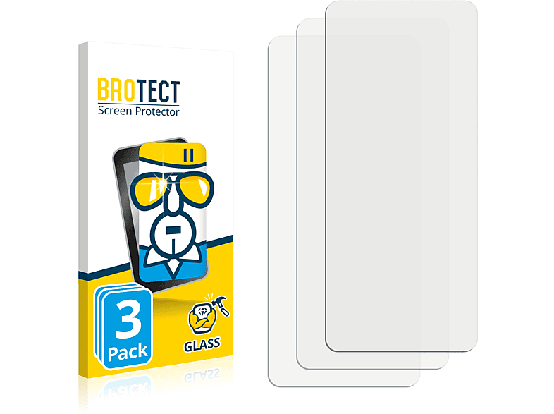 BROTECT 3x 9H klares Schutzglas(für Samsung Galaxy A21)