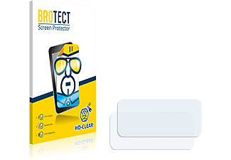 BROTECT 2x klare Schutzfolie(für Mercedes-Benz B-Class 2014 Infotainment System)