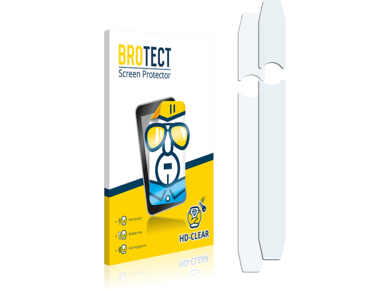BROTECT 2x klare Schutzfolie(für Blackview BV6300 Pro)