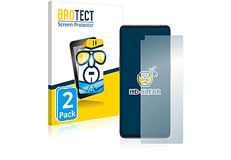 BROTECT 2x klare Schutzfolie(für Oppo Find X3 Pro)