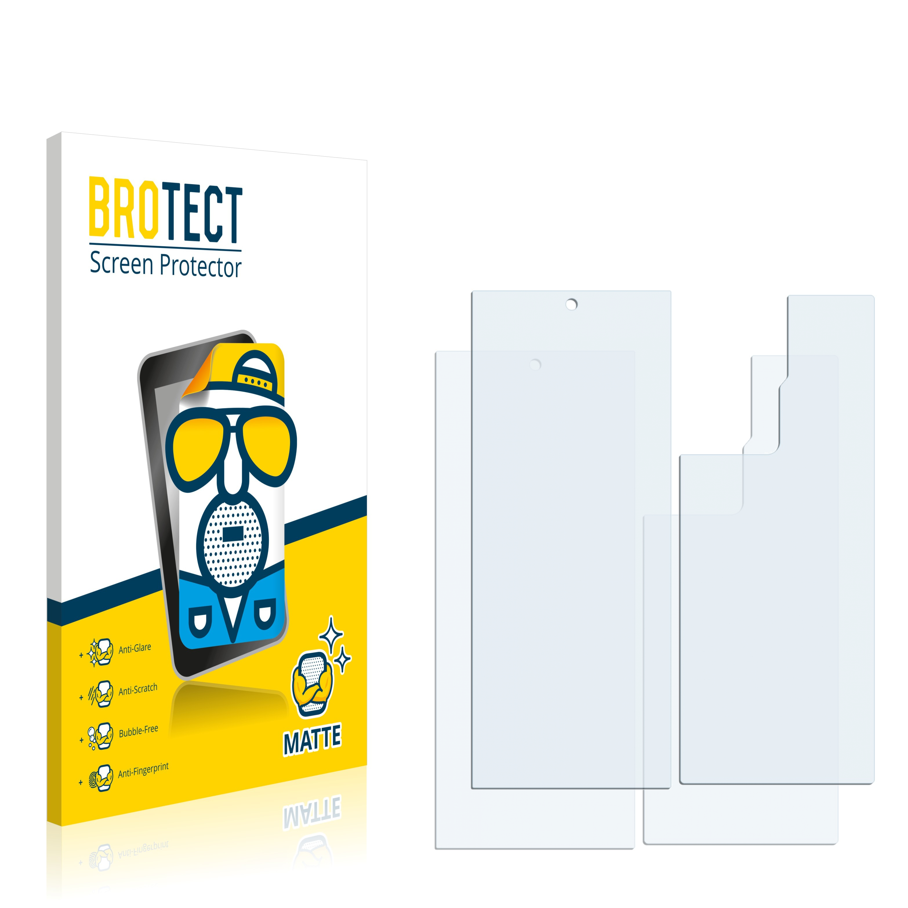 BROTECT 2x Ultra Rückseite)) matte (Vorder 30 5G Axon Schutzfolie(für ZTE 