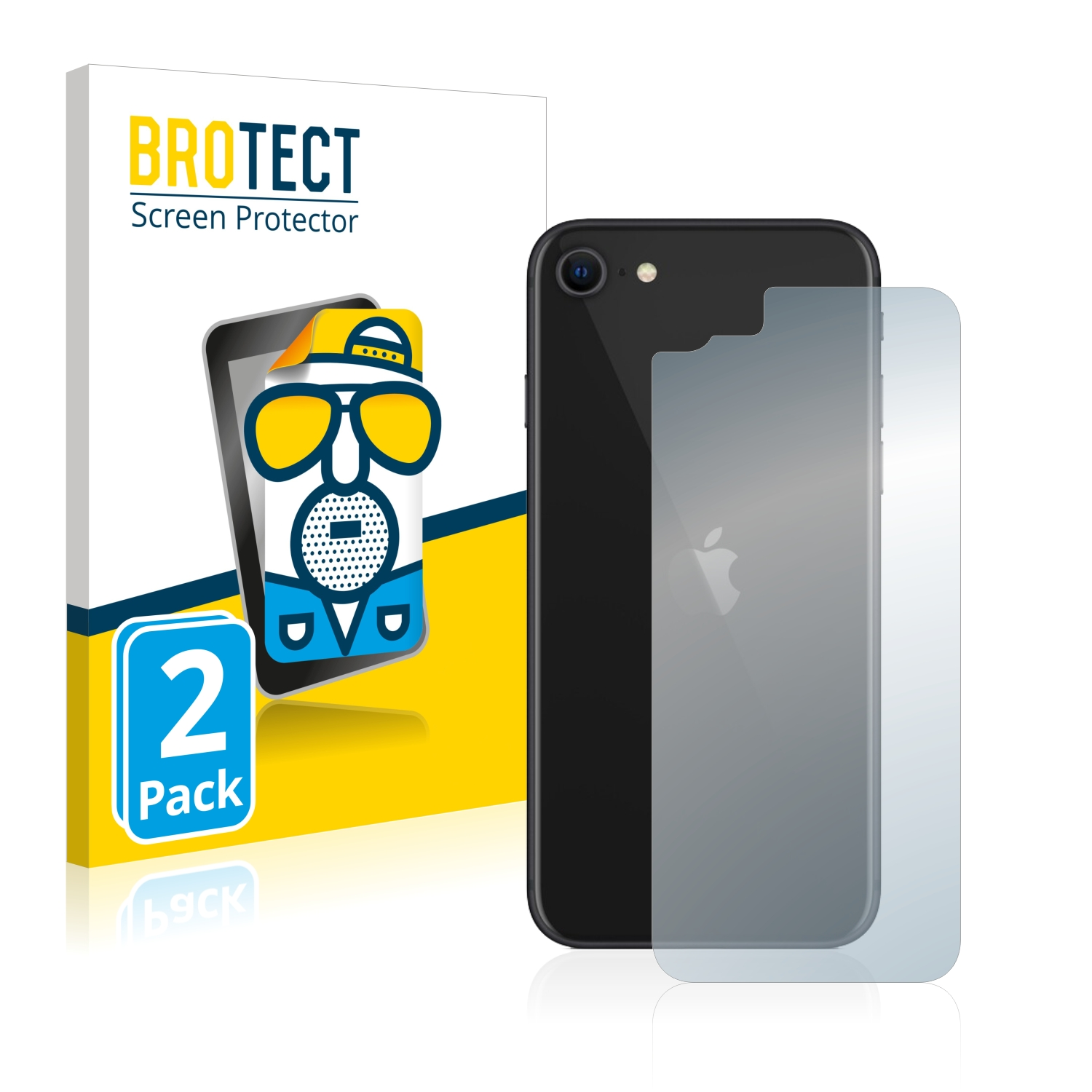 Schutzfolie(für BROTECT iPhone SE 2020) Apple 2 matte 2x